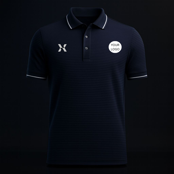 Custom Navy Core Polo